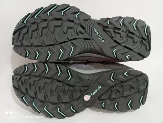 Zapatillas Columbia Senderismo Gris/Turquesa