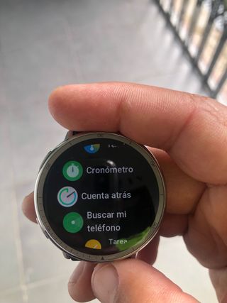 Amazfit Active 2 round black Negro/Plata