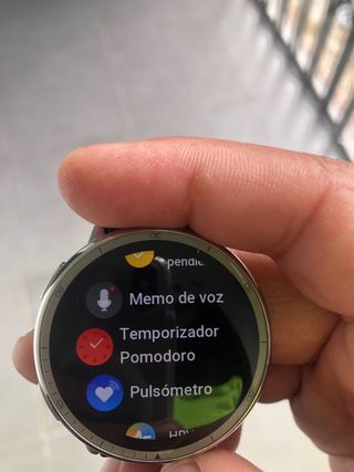 Amazfit Active 2 round black Negro/Plata