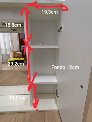 Armario de baño con espejo