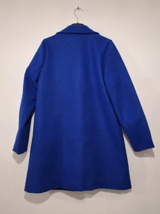 Cappotto Elegante con Brillo Blu per Donna - Inverno