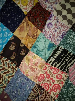 Edredón para 105 y 220Patchwork Multicolor