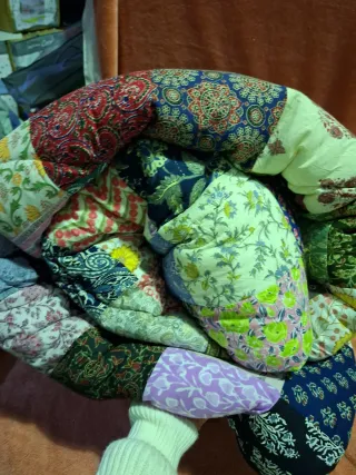 Edredón para 105 y 220Patchwork Multicolor