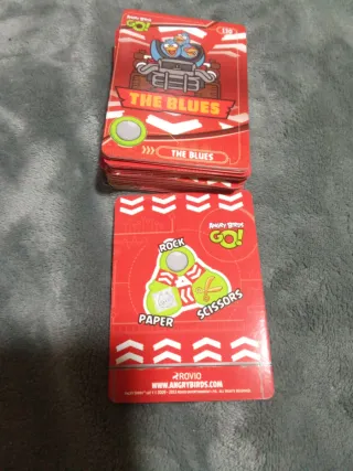 50 Cartas Angry Birds Go! Ref 212