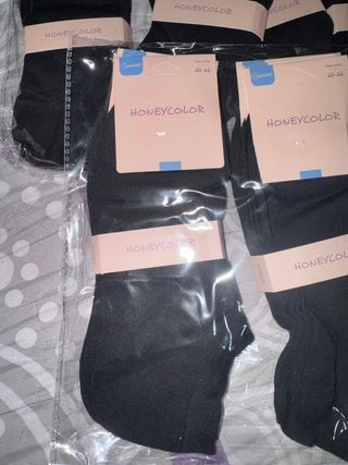 Calcetines HONEYCOLOR Negros Talla 40-46