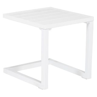 MESA AUXILIAR BARBADOS ALUMINIO BLANCO