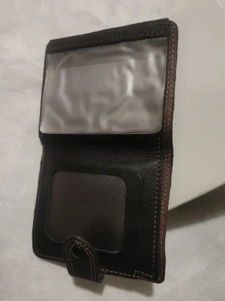 Portafoglio nero da uomo