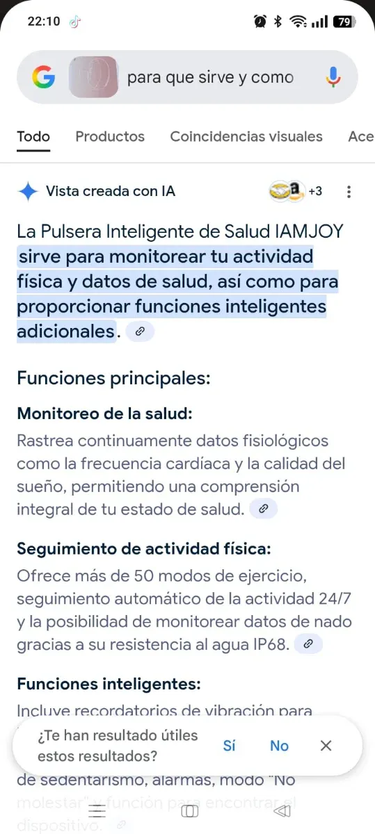 Pulsera Inteligente Salud Nueva