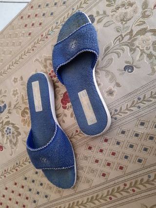 Pantofole da donna blu taglia 38