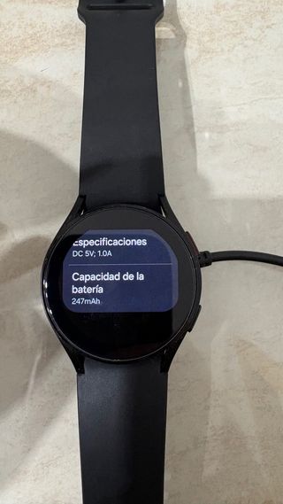 Samsung Watch 4 Negro + Correa Rosa