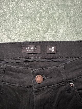 Pantalones Pull&Bear Negros