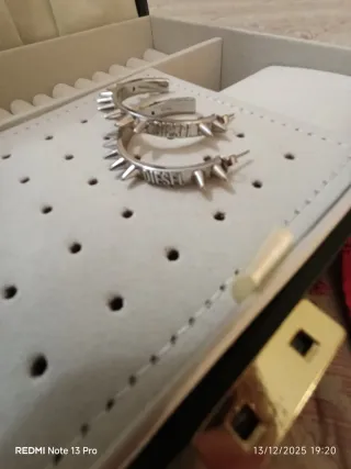 Orecchini Diesel Punk Argento