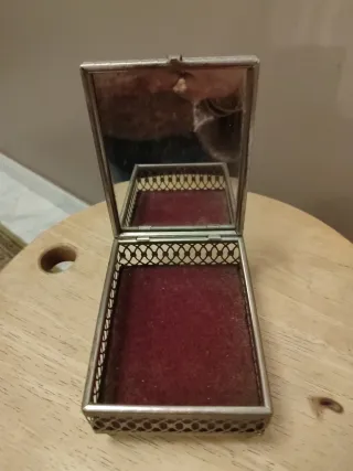 Caja joyero vintage 40 años