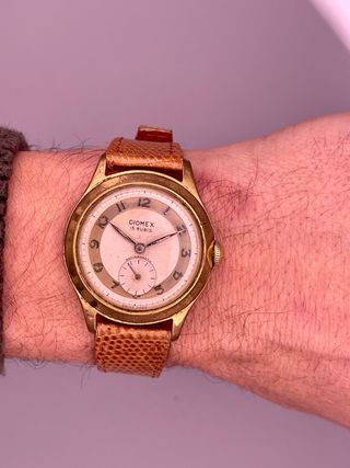 Diomex 15 Rubis Cuerda Vintage Swiss Made