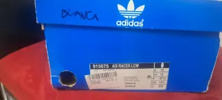 Zapatillas Adidas Racer Low Blancas Talla 46