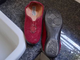 Pantofole Fly Flot rosse