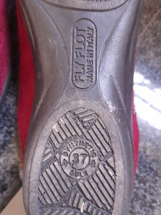 Pantofole Fly Flot rosse