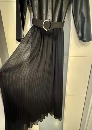Vestido Zara Negro Talla S