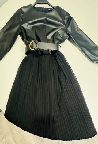 Vestido Zara Negro Talla S