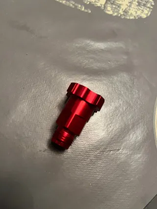 Adaptador Conector Pistola Pulverización Rojo