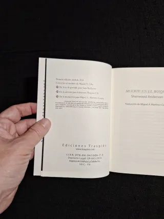 Sherwood Anderson. Muerte en el bosque