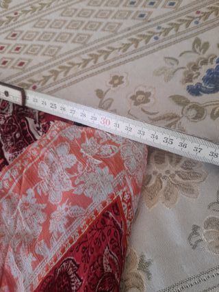 Abito donna fantasia floreale rosso