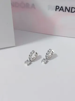 Pendientes Pandora Aro con Brillantes