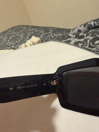 Gafas Fendi Mujer Negro y Dorado