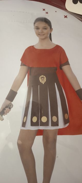 Disfraz Soldado Romano Niña Talla 5-6 Años