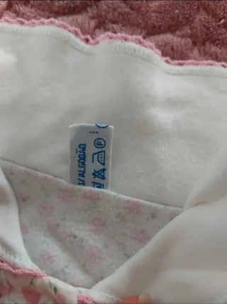 Conjunto Pijama manga comprida com flores