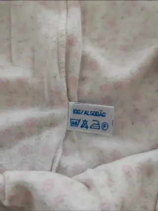 Conjunto Pijama manga comprida com flores