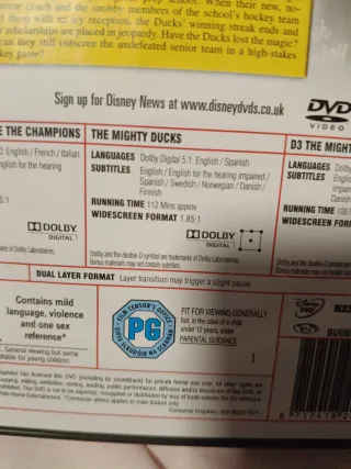 DVD 3 Pelis Somos los Mejores (2 dobladas  Español