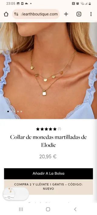 Collar anillo pulsera Acero Inox/Oro