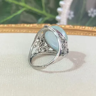 Anillo Aguamarina Natural