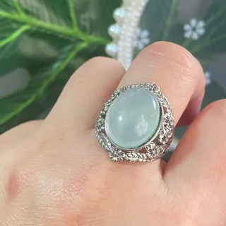 Anillo Aguamarina Natural