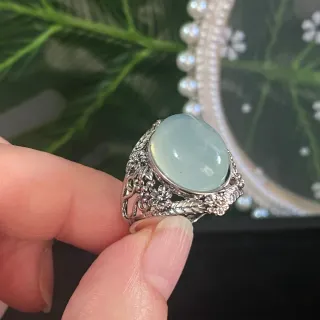 Anillo Aguamarina Natural