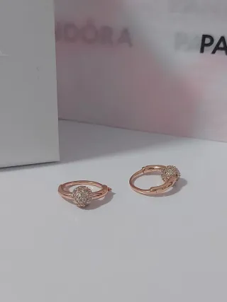 Pendientes Pandora Oro Circonitas