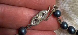 Collar de perlas antiguo 48cm largo