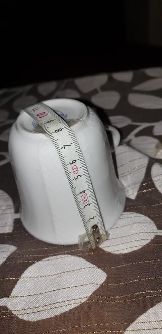 12 Tazas Café con leche,porcelana Fina,5 fotos,