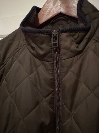 Abrigo acolchado H&M verde oliva Talla M