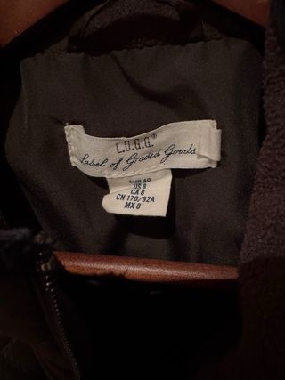 Abrigo acolchado H&M verde oliva Talla M