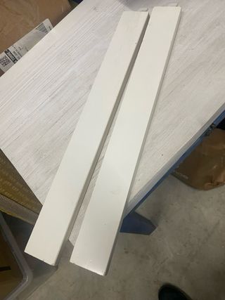 Mesa ovalada extensible Ikea blanca