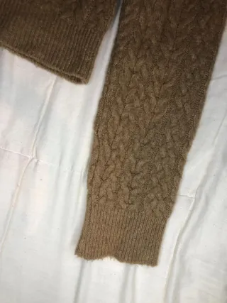 Cárdigan corto de punto marrón – My Peeptoes – s