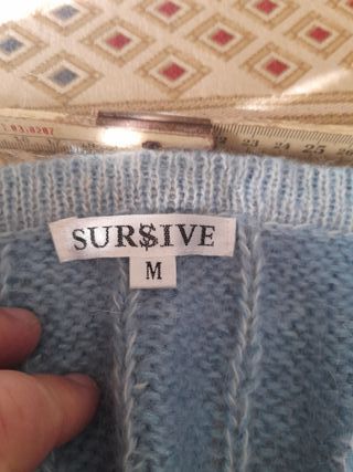 Cardigan azzurro con bottoni