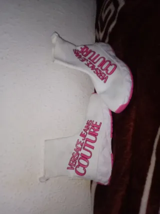 Zapatillas Versace Jeans Couture Blancas y Rosas