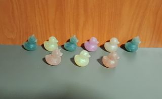 Mini patos de resina luminosos