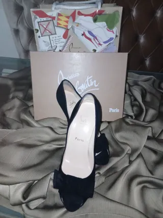 Zapatos Christian Louboutin  Mujer Tercioplo Negro