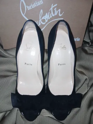 Zapatos Christian Louboutin  Mujer Tercioplo Negro