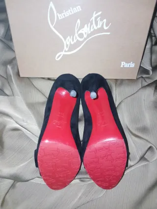 Zapatos Christian Louboutin  Mujer Tercioplo Negro