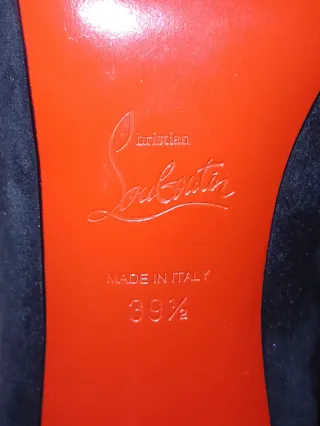 Zapatos Christian Louboutin  Mujer Tercioplo Negro